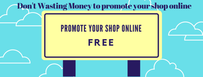 promote your shop online free