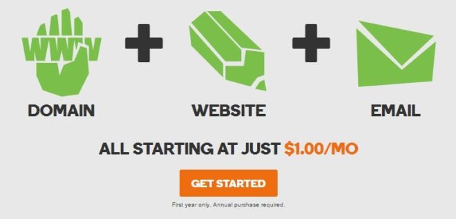 free Domain + hosting + email at 1 Dollar Domain Name