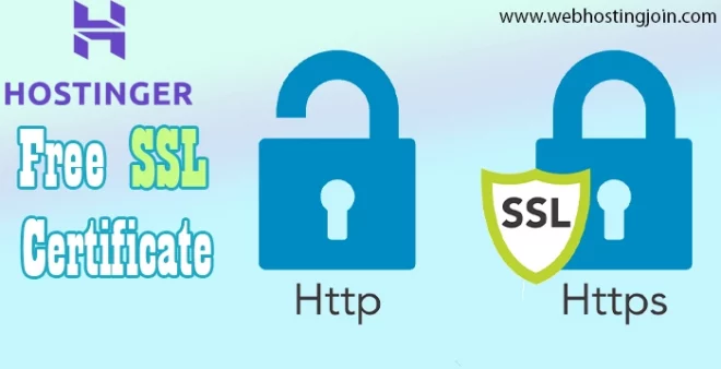 Free SSL certificate from Hostinger